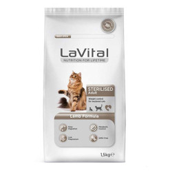La Vital Steril Kuzu Etli Kısırlaştırılmış Kedi Maması 1.5 KG