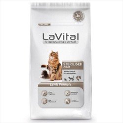 La Vital Steril Kuzu Etli Kısırlaştırılmış Kedi Maması 12 KG