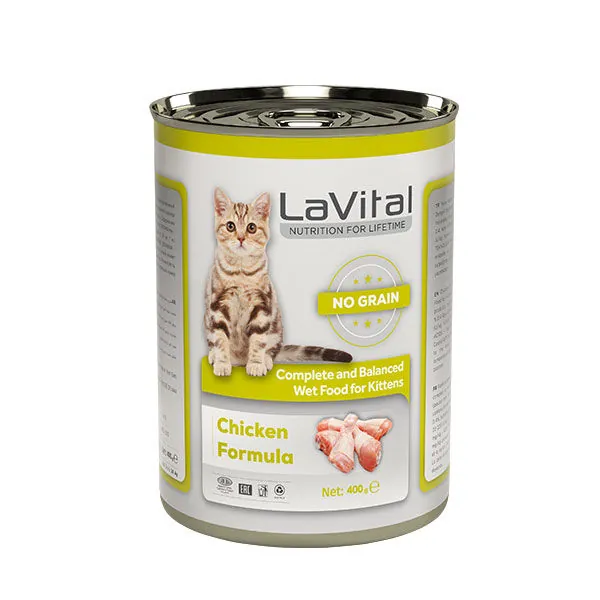 La Vital Tavuklu Yavru Kedi Yaş Maması 400 GR - 1