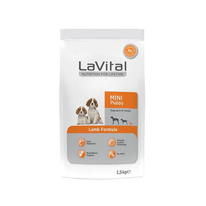 LaVital Kuzu Etli Küçük Irk Yavru Kuru Köpek Maması 1,5 kg