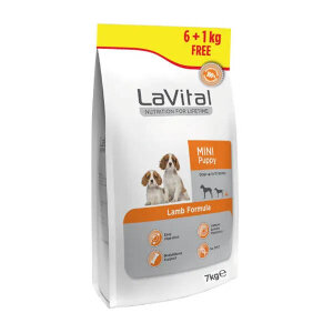 LaVital Küçük Irk Yetişkin Yavru Köpek Maması (Mini Puppy) Kuzu Etli 6+1 KG - 5