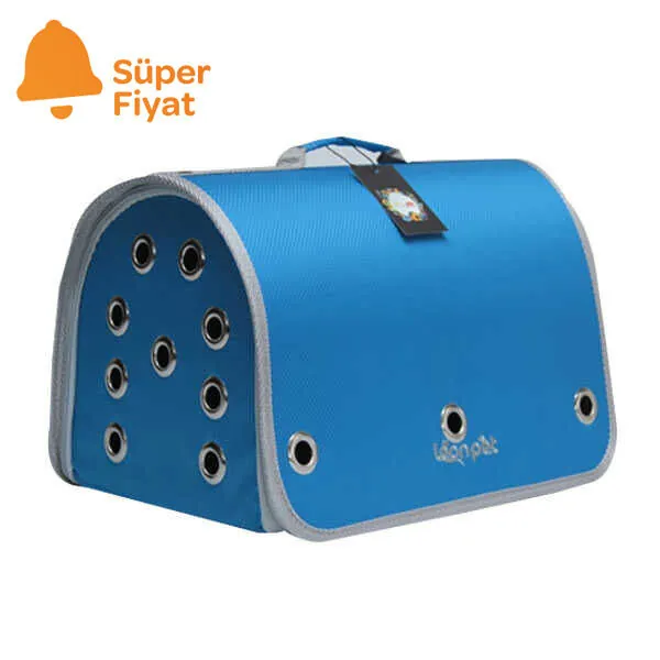 Leon Pet Kapalı Fly Bag Çanta Mavi - 1