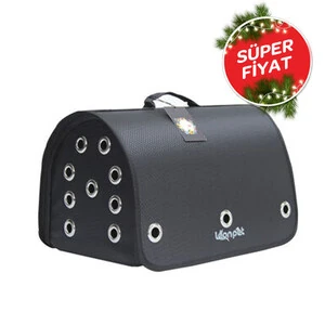 Leon Pet Kapalı Fly Bag Çanta Siyah