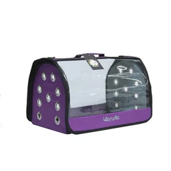 Leon Pet Şeffaf Fly Bag Çanta Mor