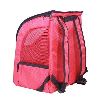 Leon Pet Şeffaf Sırt Çantası Kırmızı - 5