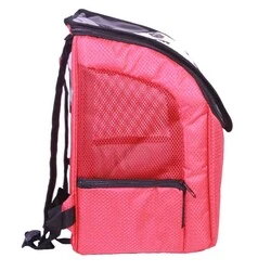 Leon Pet Şeffaf Sırt Çantası Kırmızı - 7