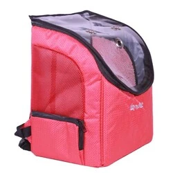 Leon Pet Şeffaf Sırt Çantası Kırmızı - 8