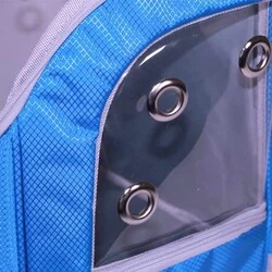 Leon Pet Şeffaf Sırt Çantası Mavi - 2