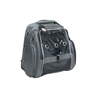 Leon Pet Sırt Çantası Fileli Lux Gri