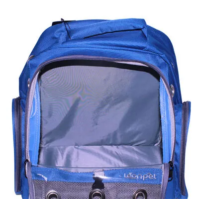 Leon Pet Sırt Çantası Fileli Lux Mavi - 2