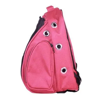 Leon Pet Sırt Çantası Şeffaf Lux Kırmızı - 6