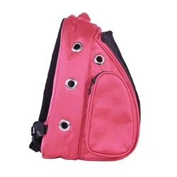 Leon Pet Sırt Çantası Şeffaf Lux Kırmızı - 8