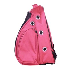 Leon Pet Sırt Çantası Şeffaf Lux Kırmızı - 6