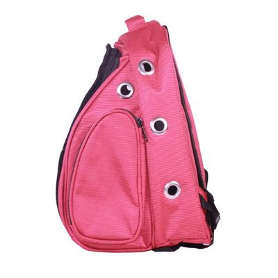 Leon Pet Sırt Çantası Şeffaf Lux Kırmızı - 6
