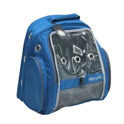 Leon Pet Sırt Çantası Şeffaf Lux Mavi