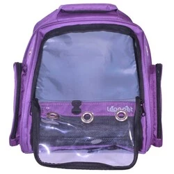 Leon Pet Sırt Çantası Şeffaf Lux Mor - 4