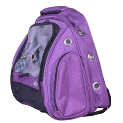 Leon Pet Sırt Çantası Şeffaf Lux Mor - 5