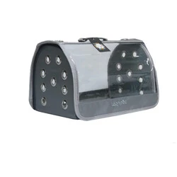 Leon Pet Şeffaf Fly Bag Çanta Gri