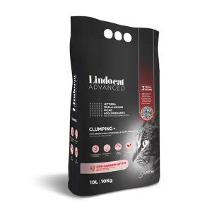 Lindocat Advanced Aktif Karbonlu Ekstra Güçlü Topaklanan Gri Kedi Kumu 10 KG