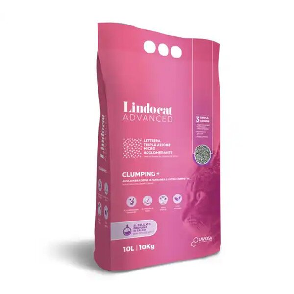 Lindocat Advanced Bebek Pudralı Ekstra Güçlü Topaklanan Gri Kedi Kumu 10 KG - 2