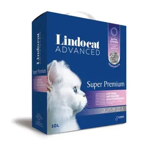 Lindocat Super Premium Extra Güçlü Topaklanan Pudra Kokulu Kedi Kumu 10L - 2
