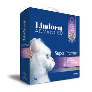 Lindocat Super Premium Extra Güçlü Topaklanan Pudra Kokulu Kedi Kumu 10L