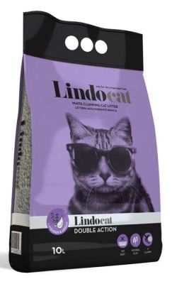 LindoCat Lavanta Kokulu İnce Taneli Kedi Kumu 10 LT - 1