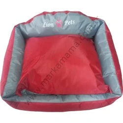 Lion Katlanabilir Yastıklı Yatak (Kırmızı-XSMALL) - 2