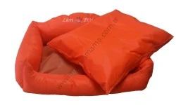 Lion Katlanabilir Yastıklı Yatak (Turuncu-SMALL)