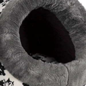 Lion Kedi Figürlü Peluş Kedi ve Köpek Yatağı - 2