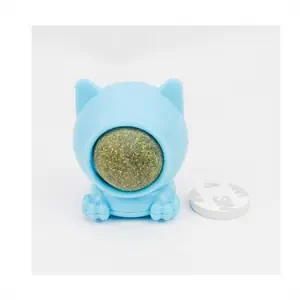 Lion Kedi Otlu Yere Yapışan Kedi Oyuncağı