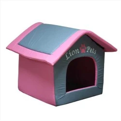 Lion Pets Çatılı Kedi ve Köpek Yatağı 53*48*50 CM - 2