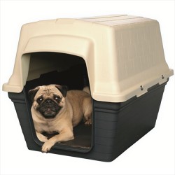 Lion Pvc Kapılı Köpek Kulubesi Medium