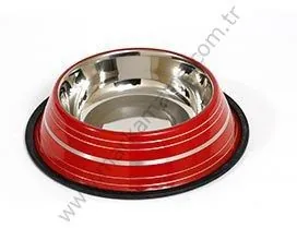 Lion Renkli Çelik Mama Kabı 96 Oz - 1