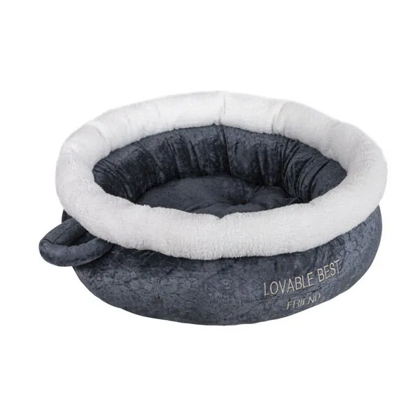 Lion Tencere Kedi ve Köpek Yatağı Gri - 1