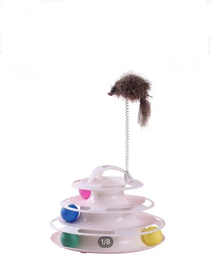 Lion Üç Katlı Kedi Oyuncağı - 2