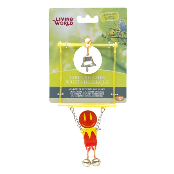 Living World Trapez Kuş Oyuncağı (Kırmızı) - 1