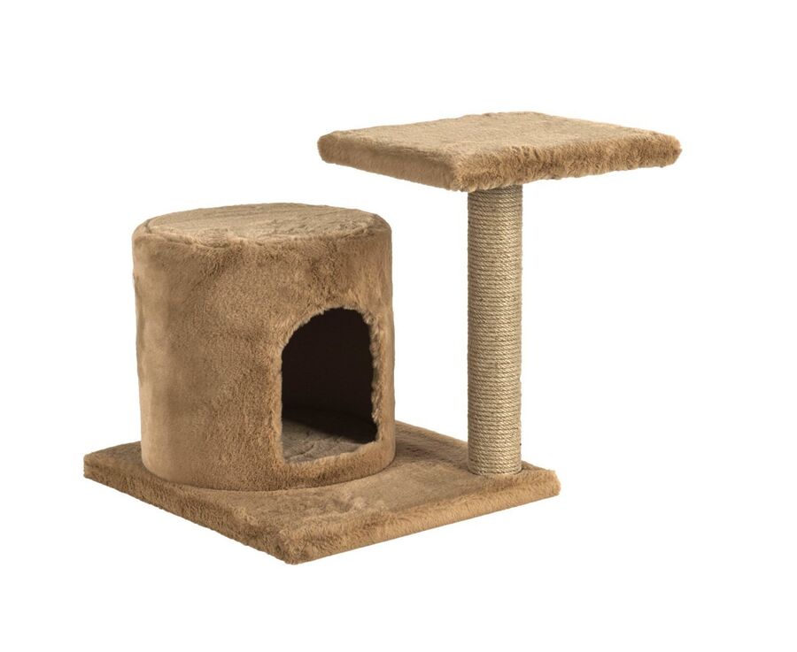 Lion Kedi Evi ve Tırmalama Tahtası Bej - 1