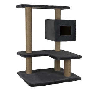 ​Lion Dream 3 Direkli Kedi Tırmalama Evi Antrasit