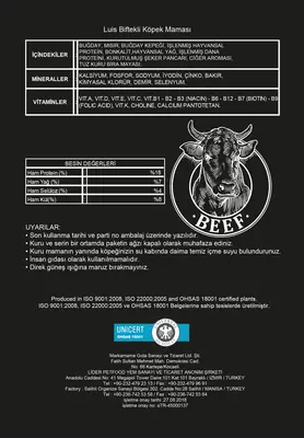 Luis Biftekli Yetişkin Köpek Maması 15 Kg - 8