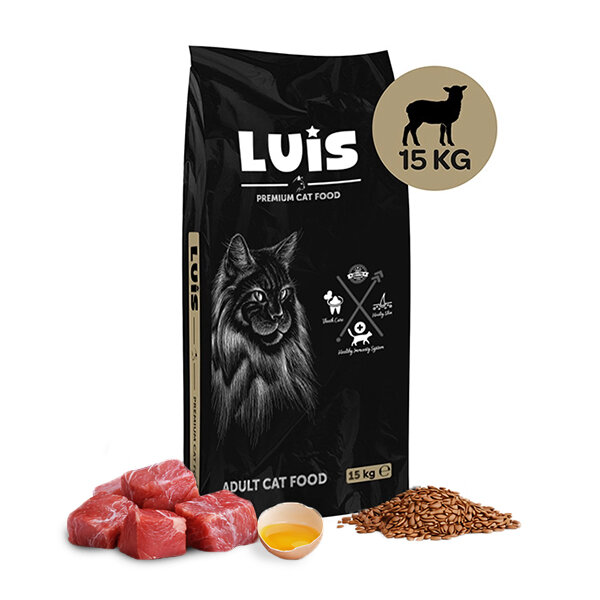 Luis Kuzu Etli Yetişkin Kedi Maması 15 Kg - 1