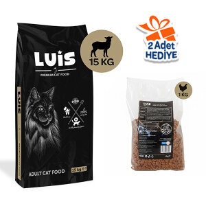 Luis Kuzu Etli Yetişkin Kedi Maması 15 Kg