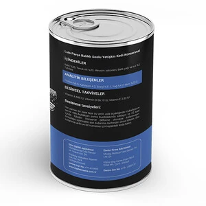 Luis Parça Balıklı Soslu Yetişkin Kedi Konservesi 415 GR x 20 Adet - 2