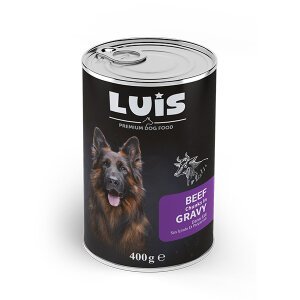 Luis Parça Dana Etli Soslu Köpek Konservesi 400 GR