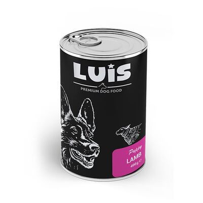 Luis Parça Kuzu Etli Soslu Yavru Köpek Yaş Maması 400 GR - 1