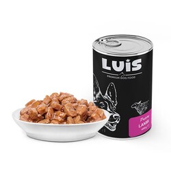 Luis Parça Kuzu Etli Soslu Yavru Köpek Yaş Maması 400 GR x 12 Adet - 2