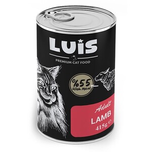 Luis Parça Kuzu Etli Soslu Yetişkin Kedi Yaş Maması 415 GR
