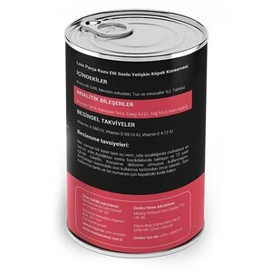 Luis Parça Kuzu Etli Soslu Yetişkin Köpek Konservesi 415 GR - 2