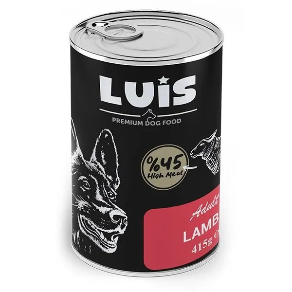 Luis Parça Kuzu Etli Soslu Yetişkin Köpek Konservesi 415 GR - 1