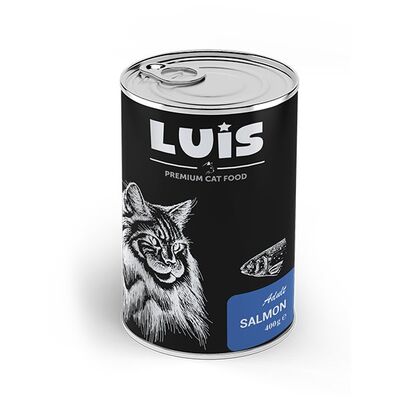 Luis Parça Somonlu Soslu Kedi Konservesi 400 GR - 1